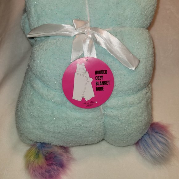 NWT Em & Alfie Plush Hoody Lounger - Adult Size - "Onesize" - Picture 1 of 6